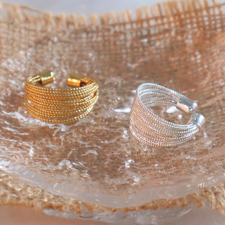 Levavenci Celestial Ring - Silver & Gold Minimalist Ring - Levavenci - Jewelry - Celestial Gold