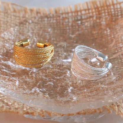 Levavenci Celestial Ring - Silver & Gold Minimalist Ring - Levavenci - Jewelry - Celestial Gold