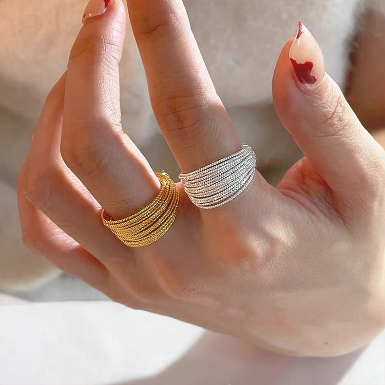 Levavenci Celestial Ring - Silver & Gold Minimalist Ring - Levavenci - Jewelry - Celestial Gold