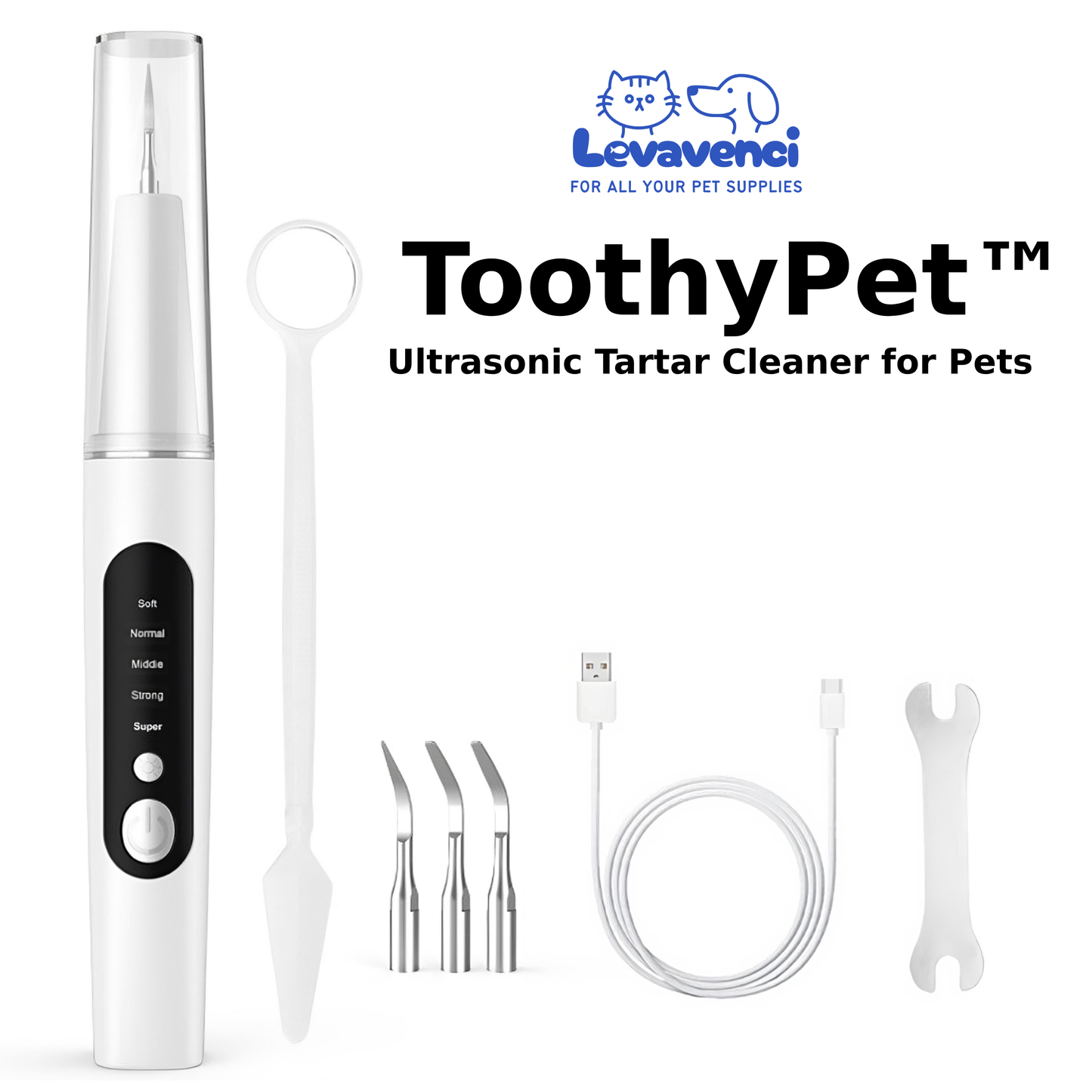 ToothyPet™ – Ultrasonic Tartar Cleaner for Pets