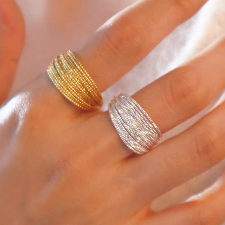 Levavenci Celestial Ring - Silver & Gold Minimalist Ring - Levavenci - Jewelry - Celestial Gold