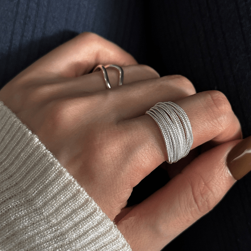 Levavenci Celestial Ring - Silver & Gold Minimalist Ring - Levavenci - Jewelry - Celestial Gold
