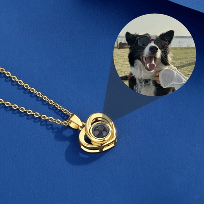 Levavenci Memory Jewel: Premium-Grade S925 Sterling Silver Personalized Necklace - Levavenci - Heart / Lustrous Gold