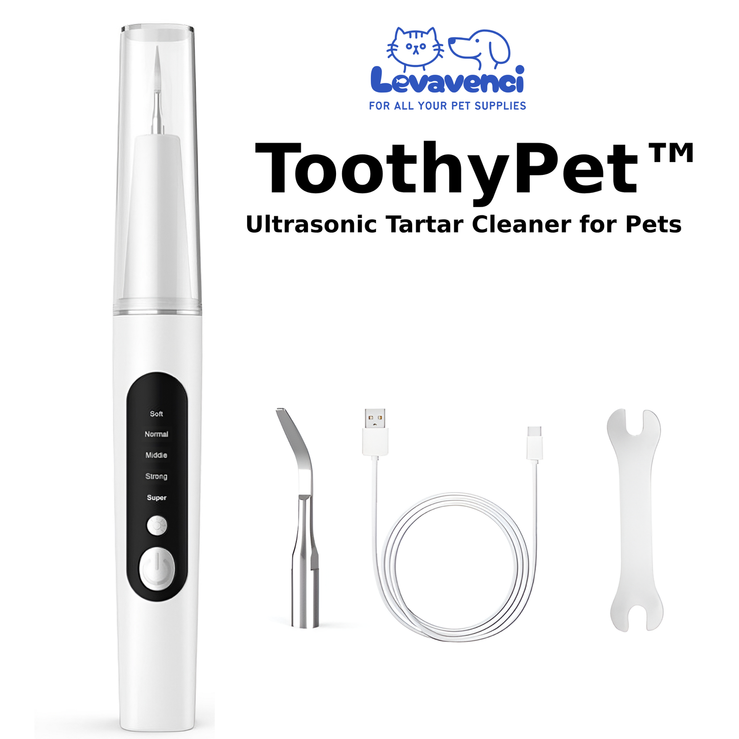 ToothyPet™ – Ultrasonic Tartar Cleaner for Pets - Levavenci - Pet - ToothyPet