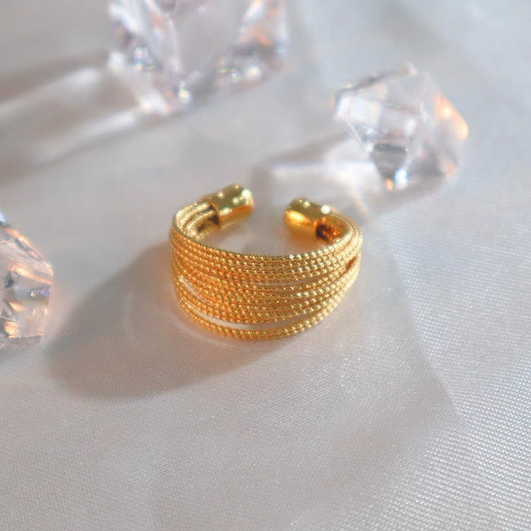 Levavenci Celestial Ring - Silver & Gold Minimalist Ring - Levavenci - Jewelry - Celestial Gold