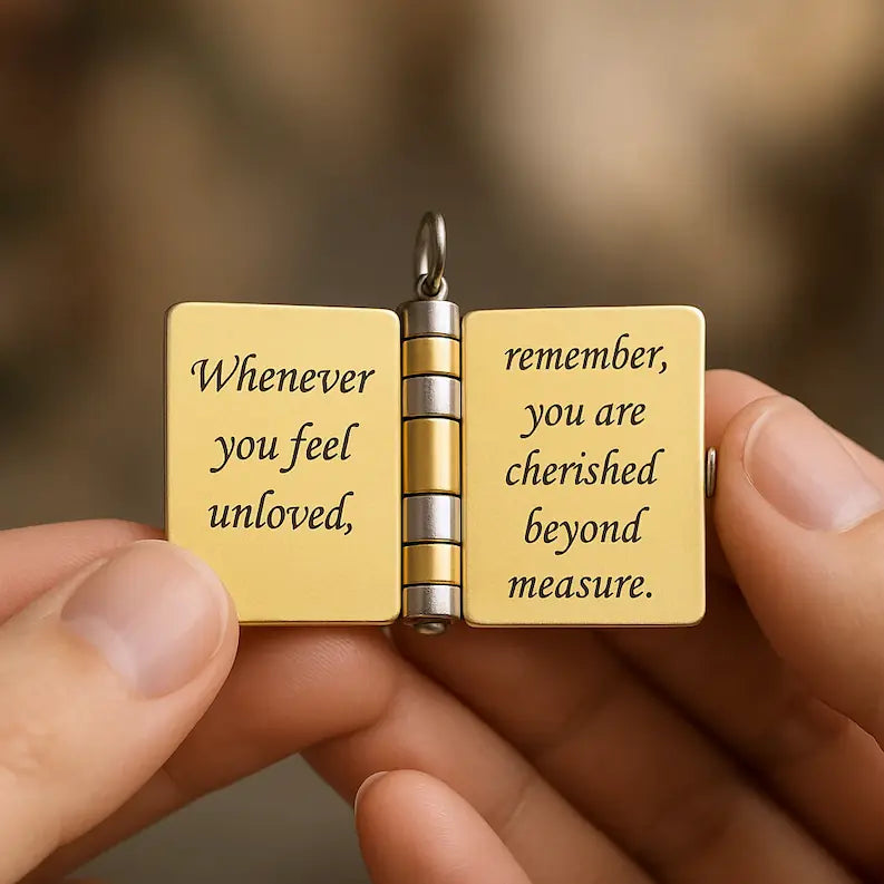 Book of Love Necklace - Gift for Daughter